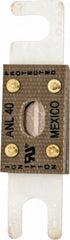 Cooper Bussmann - 40 Amp Non-Time Delay Fast-Acting Forklift & Truck Fuse - 125VAC, 80VDC, 3.18" Long x 0.75" Wide, Littelfuse CNL40, Bussman ANL-40, Ferraz Shawmut CNN40 - Exact Tooling