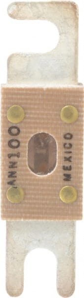 Cooper Bussmann - 100 Amp Non-Time Delay Fast-Acting Forklift & Truck Fuse - 125VAC, 80VDC, 3.18" Long x 0.75" Wide, Littelfuse CNN100, Bussman ANN-100, Ferraz Shawmut CNN100 - Exact Tooling