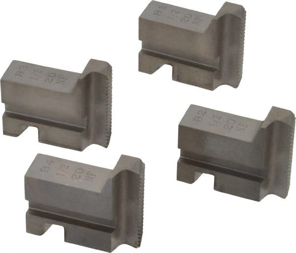 GTD - 1/2-20 UNF Thread, 15° Hook Angle, Projection, Right Hand High Speed Steel Chaser - Geometric 3/4 DSA Compatibility, 45° Chamfer Angle - Exact Tooling