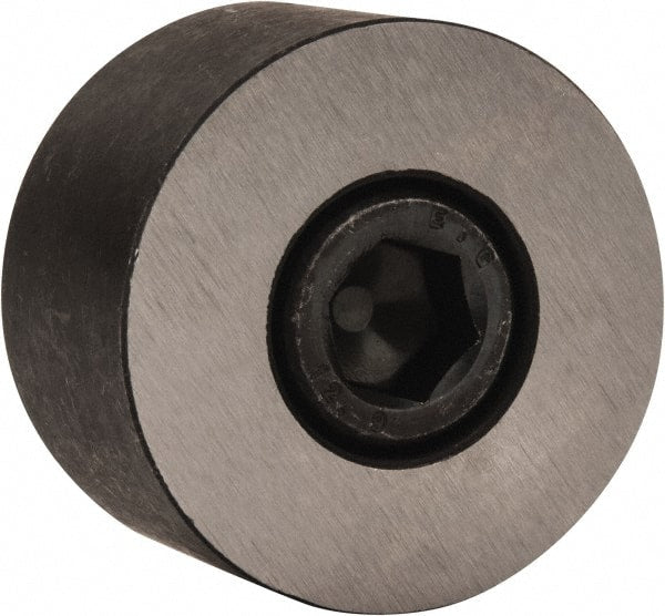 Gibraltar - 3/8-16 Thread, 1-1/4" OD, 3/4" High, Jig Foot - Black Oxide Finish, Low Carbon Steel - Exact Tooling
