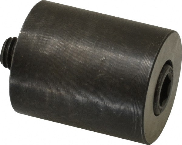 Gibraltar - 3/8-16 Thread, 1-1/4" OD, 1-1/2" High, Jig Foot - Black Oxide Finish, Low Carbon Steel - Exact Tooling