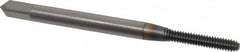 OSG - #3-48 UNC H3 Thread Limit Modified Bottoming Thread Forming Tap - Powdered Metal High Speed Steel, TiCN Finish, 1-13/16" OAL, 1/2" Thread Length, Right Hand Thread, Series EXOTAP NRT - Exact Tooling