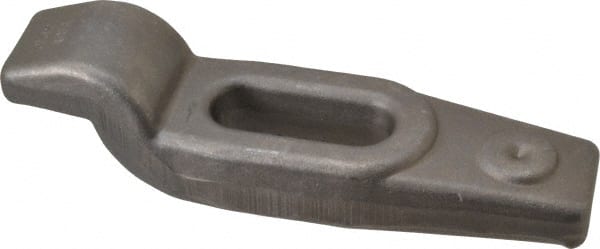 Gibraltar - 8" OAL x 2-1/8" Overall Width x 2-1/16" Overall Height, Gooseneck Clamp - Grade ASTM A521, Class CA Forged Steel, 2-7/16" Slot Len x 13/16" Slot Width, 1-1/4" Neck Len - Exact Tooling