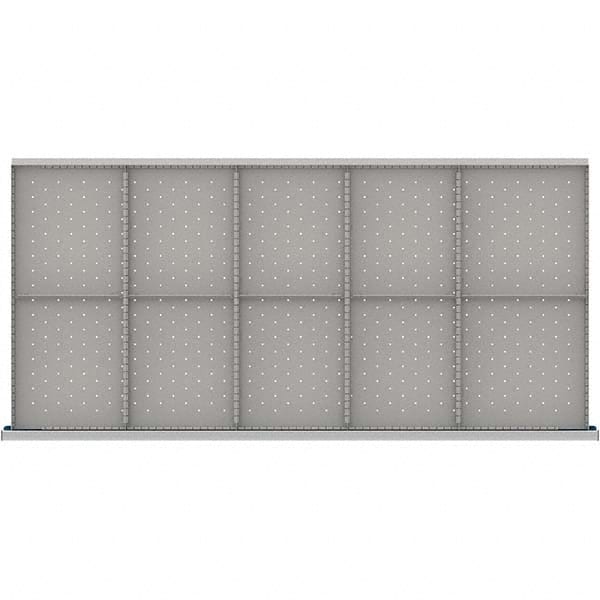 LISTA - 10-Compartment Drawer Divider Layout for 3.15" High Drawers - Exact Tooling