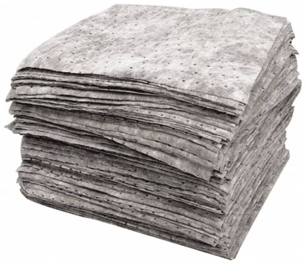 PRO-SAFE - 61 Gal Capacity per Package, Universal Roll - 150' Long x 30" Wide, Gray, Polypropylene - Exact Tooling