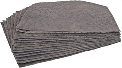 PRO-SAFE - 34 Gal Capacity per Package, Universal Pad - 17" Long x 15" Wide, Gray, Polypropylene - Exact Tooling