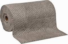 PRO-SAFE - 57 Gal Capacity per Package, Universal Roll - 150' Long x 30" Wide, Gray, Polypropylene - Exact Tooling