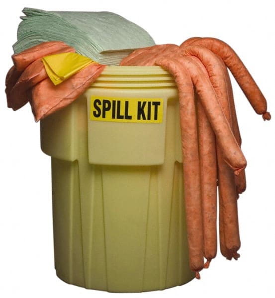 PRO-SAFE - Hazardous Materials Spill Kit - 95 Gal Polyethylene Overpack Container - Exact Tooling