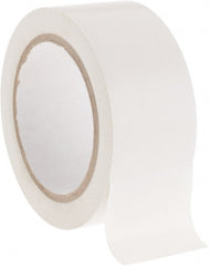 NMC - White Solid Color Vinyl Tape - 2" Wide x 108' Long x 0.002" Thick, General Traffic - Exact Tooling