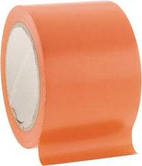 NMC - Orange Solid Color Vinyl Tape - 3" Wide x 108' Long x 0.002" Thick, General Traffic - Exact Tooling