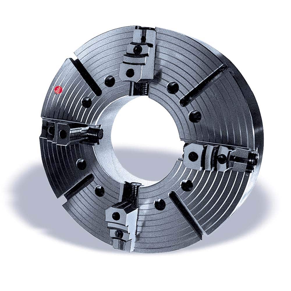 Atlas Workholding - Manual Lathe Chucks; Chuck Type: Independent ; Nominal Chuck Size: 24 ; Number of Jaws: 4 ; Mount: A2-20 ; Through-Hole Diameter (Decimal Inch): 10.5100 ; Body Material: Forged Steel - Exact Tooling
