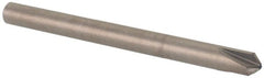 SGS - 1/8" Head Diam, 1/8" Shank Diam, 3 Flute 90° Solid Carbide Countersink - Exact Tooling