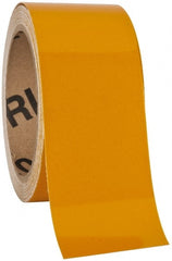 NMC - Yellow Solid Color Vinyl Tape - 2" Wide x 30' Long x 0.002" Thick, General Traffic - Exact Tooling