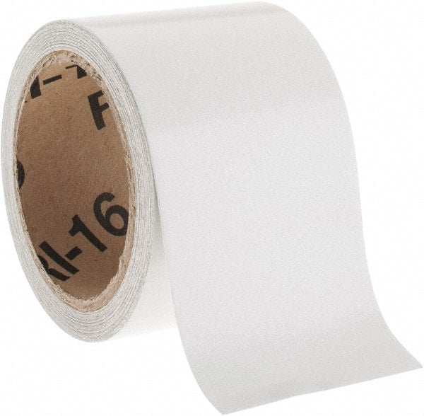 NMC - White Solid Color Vinyl Tape - 3" Wide x 30' Long x 0.002" Thick, General Traffic - Exact Tooling