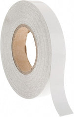 NMC - White Solid Color Vinyl Tape - 1" Wide x 150' Long x 0.002" Thick, General Traffic - Exact Tooling