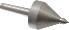 Riten - MT2 Taper Shank, 2-1/4" Head Diam 330 Lb Capacity Live Center - 5,000 Max RPM, 3-3/16" Head Length, 1/2" Point Diam, 3/4" Point Len, 330 Lb Max Workpc, 3-3/16" OAL, Pipe Nose Point - Exact Tooling