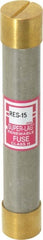 Cooper Bussmann - 600 VAC, 15 Amp, Time Delay Renewable Fuse - Fuse Holder Mount, 127mm OAL, 10 (RMS) kA Rating, 13/16" Diam - Exact Tooling