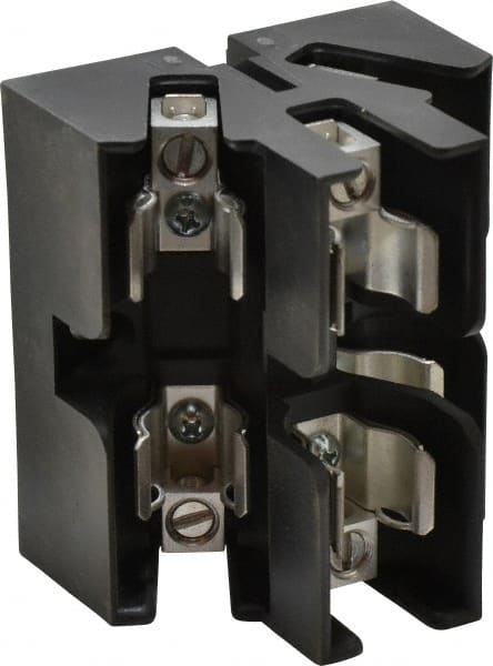 Cooper Bussmann - 3 Pole, 600 VAC/VDC, 30 Amp, Panel Mount Fuse Holder - Compatible with J Class, 3.29 Inch Wide Fuse - Exact Tooling