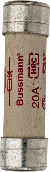 Cooper Bussmann - 500 VAC, 20 Amp, Fast-Acting Semiconductor/High Speed Fuse - 50.8mm OAL, 200 (RMS), 50 at DC kA Rating, 9/16" Diam - Exact Tooling