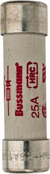 Cooper Bussmann - 500 VAC, 25 Amp, Fast-Acting Semiconductor/High Speed Fuse - 50.8mm OAL, 200 (RMS), 50 at DC kA Rating, 9/16" Diam - Exact Tooling