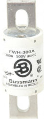 Cooper Bussmann - 500 VAC/VDC, 300 Amp, Fast-Acting Semiconductor/High Speed Fuse - Bolt-on Mount, 4-11/32" OAL, 200 (RMS Symmetrical), 50 at DC kA Rating, 1-1/2" Diam - Exact Tooling