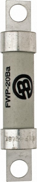 Cooper Bussmann - 700 VAC/VDC, 20 Amp, Fast-Acting Semiconductor/High Speed Fuse - Stud Mount Mount, 2-7/8" OAL, 200 (RMS), 50 at DC kA Rating, 9/16" Diam - Exact Tooling