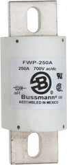 Cooper Bussmann - 700 VAC/VDC, 250 Amp, Fast-Acting Semiconductor/High Speed Fuse - Stud Mount Mount, 5-3/32" OAL, 200 (RMS), 50 at DC kA Rating, 2" Diam - Exact Tooling