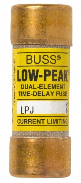 Cooper Bussmann - 300 VDC, 600 VAC, 2.8 Amp, Time Delay General Purpose Fuse - Fuse Holder Mount, 2-1/4" OAL, 100 at DC, 300 at AC (RMS) kA Rating, 13/16" Diam - Exact Tooling