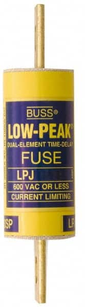 Cooper Bussmann - 300 VDC, 600 VAC, 350 Amp, Time Delay General Purpose Fuse - Bolt-on Mount, 7-1/8" OAL, 100 at DC, 300 at AC (RMS) kA Rating, 2" Diam - Exact Tooling