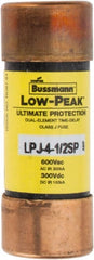 Cooper Bussmann - 300 VDC, 600 VAC, 4.5 Amp, Time Delay General Purpose Fuse - Fuse Holder Mount, 2-1/4" OAL, 100 at DC, 300 at AC (RMS) kA Rating, 13/16" Diam - Exact Tooling