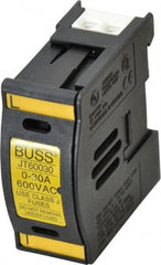 Cooper Bussmann - 1 Pole, 600 VAC/VDC, 30 Amp, DIN Rail Mount Fuse Holder - Compatible with J Class, 1.23 Inch Wide Fuse - Exact Tooling