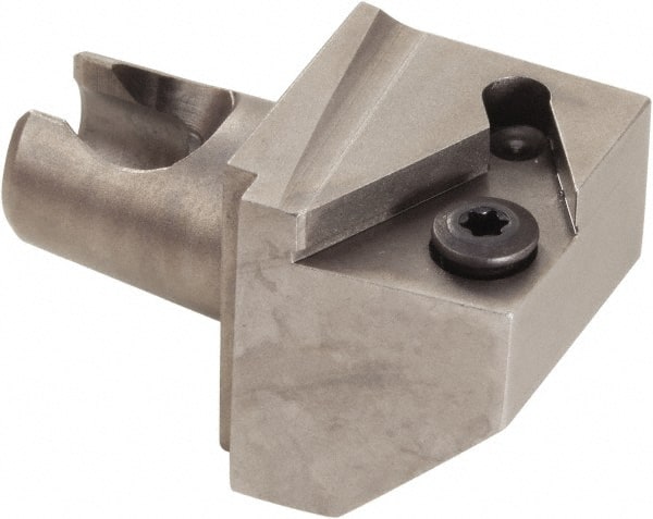 Kennametal - T20G1603R200/T20G32R079 Insert, 20mm Head Length, Modular Grooving Cutting Unit Head - Left Hand Cut, System Size KM16, Series Micro Top Notch - Exact Tooling