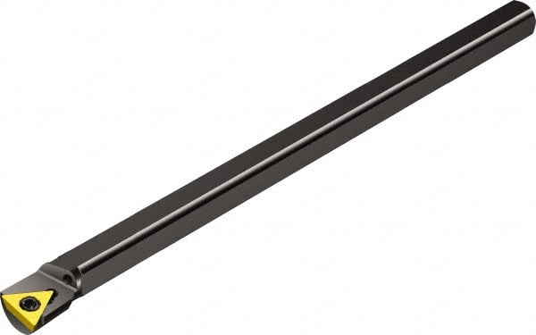 Sandvik Coromant - 16mm Min Bore Diam, 150mm OAL, 12mm Shank Diam, A..STFPR/L Indexable Boring Bar - TPMT 1.8(1.5)1, TPMT 09 02 04 Insert, Screw or Clamp Holding Method - Exact Tooling