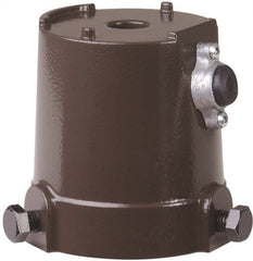 Cooper Lighting - Bronze Light Fixture Slipfitter - For Use with Architectural Area Site Lights - Exact Tooling