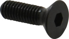 Holo-Krome - #10-32 UNF Hex Socket Drive, 82° Flat Screw - Alloy Steel, Black Oxide Finish, Fully Threaded, 5/8" OAL - Exact Tooling