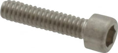 Holo-Krome - #2-56 UNC Hex Socket Drive, Socket Cap Screw - Grade 18-8 Stainless Steel, Uncoated, Fully Threaded, 3/8" Length Under Head - Exact Tooling