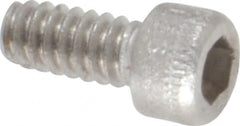 Holo-Krome - #4-40 UNC Hex Socket Drive, Socket Cap Screw - Grade 18-8 Stainless Steel, Uncoated, Fully Threaded, 1/4" Length Under Head - Exact Tooling