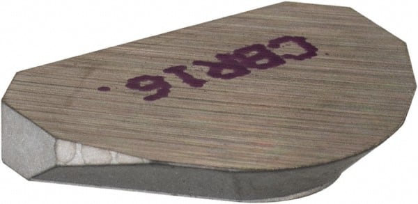 Kennametal - Round, CBR Chipbreaker for Indexables - 0.09" Thick, 0.075" Effective Width - Exact Tooling