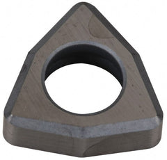 Kennametal - 1/2" Inscribed Circle, Trigon Turning Shim for Indexables - Ceramic, 0.187" Thick, Negative Rake - Exact Tooling