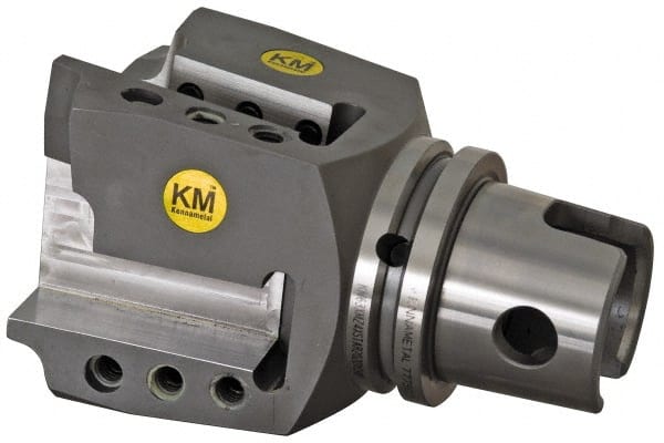 Kennametal - Right Hand Cut, KM63XMZ Modular Connection, Adapter/Mount Lathe Modular Clamping Unit - Through Coolant, Series STAR Straight Side Mount - Exact Tooling