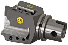 Kennametal - Right Hand Cut, KM40 Modular Connection, Adapter/Mount Lathe Modular Clamping Unit - Series STAR Turning Adapter - Exact Tooling