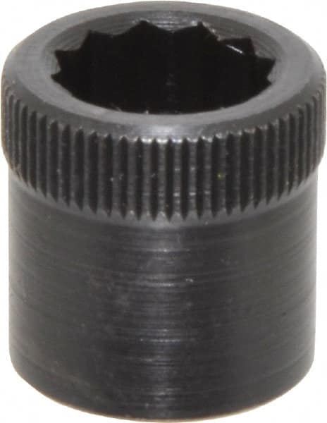 Holo-Krome - 3/8-16" Thread Uncoated Steel Allen Nut - 3/8" Diam, 3/8" Hex Key - Exact Tooling