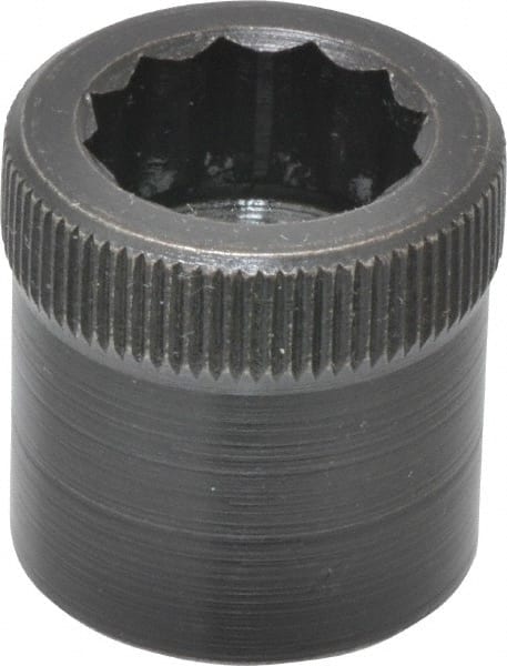 Holo-Krome - 1/2-20" Thread Uncoated Steel Allen Nut - 1/2" Diam, 1/2" Hex Key - Exact Tooling