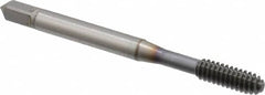 OSG - #10-24 UNC H3 Thread Limit Modified Bottoming Thread Forming Tap - Powdered Metal High Speed Steel, TiCN Finish, 2-3/8" OAL, 7/8" Thread Length, Right Hand Thread, Series EXOTAP NRT - Exact Tooling
