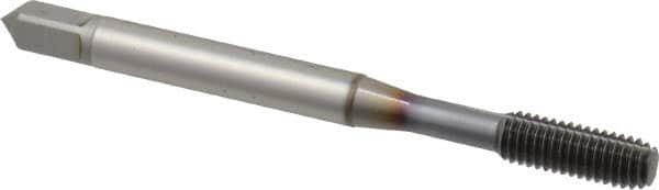OSG - #10-32 UNF H5 Thread Limit Modified Bottoming Thread Forming Tap - Powdered Metal High Speed Steel, TiCN Finish, 2-3/8" OAL, 7/8" Thread Length, Right Hand Thread, Series EXOTAP NRT - Exact Tooling