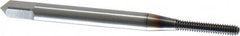 OSG - #2-56 UNC H3 Thread Limit Bottoming Thread Forming Tap - Powdered Metal High Speed Steel, TiCN Finish, 1-3/4" OAL, 7/16" Thread Length, Right Hand Thread, Series EXOTAP NRT - Exact Tooling