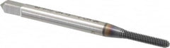 OSG - #2-56 UNC H4 Thread Limit Bottoming Thread Forming Tap - Powdered Metal High Speed Steel, TiCN Finish, 1-3/4" OAL, 7/16" Thread Length, Right Hand Thread, Series EXOTAP NRT - Exact Tooling