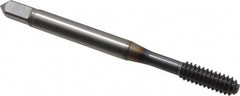 OSG - #10-24 UNC H5 Thread Limit Bottoming Thread Forming Tap - Powdered Metal High Speed Steel, TiCN Finish, 2-3/8" OAL, 7/8" Thread Length, Right Hand Thread, Series EXOTAP NRT - Exact Tooling