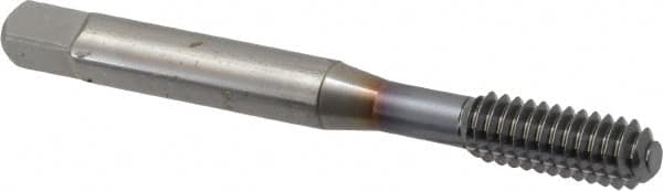OSG - 1/4-20 UNC H7 Thread Limit Bottoming Thread Forming Tap - Powdered Metal High Speed Steel, TiCN Finish, 2-1/2" OAL, 1" Thread Length, Right Hand Thread, Series EXOTAP NRT - Exact Tooling