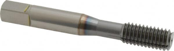 OSG - 3/8-16 UNC H6 Thread Limit Bottoming Thread Forming Tap - Powdered Metal High Speed Steel, TiCN Finish, 2-15/16" OAL, 1-1/4" Thread Length, Right Hand Thread, Series EXOTAP NRT - Exact Tooling